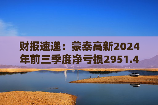 财报速递：蒙泰高新2024年前三季度净亏损2951.47万元