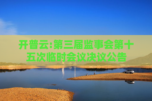 开普云:第三届监事会第十五次临时会议决议公告