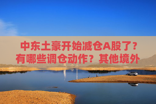 中东土豪开始减仓A股了？有哪些调仓动作？其他境外主权财富基金布局也浮出水面