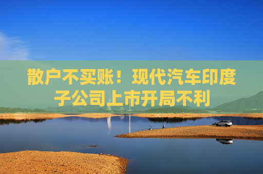 散户不买账！现代汽车印度子公司上市开局不利