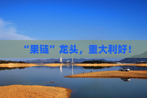 “果链”龙头，重大利好！