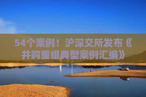 54个案例！沪深交所发布《并购重组典型案例汇编》