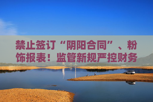 禁止签订“阴阳合同”、粉饰报表！监管新规严控财务再保险
