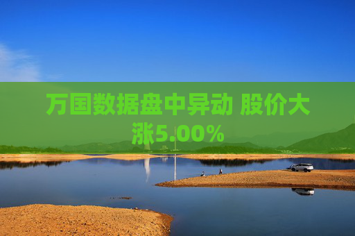 万国数据盘中异动 股价大涨5.00%