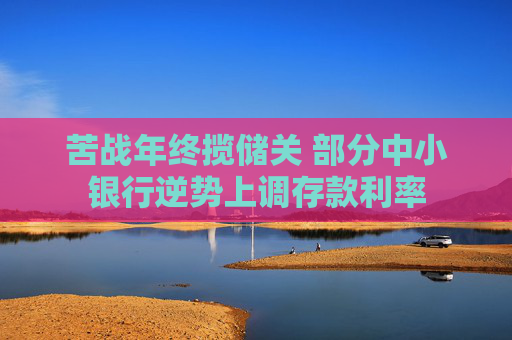 苦战年终揽储关 部分中小银行逆势上调存款利率