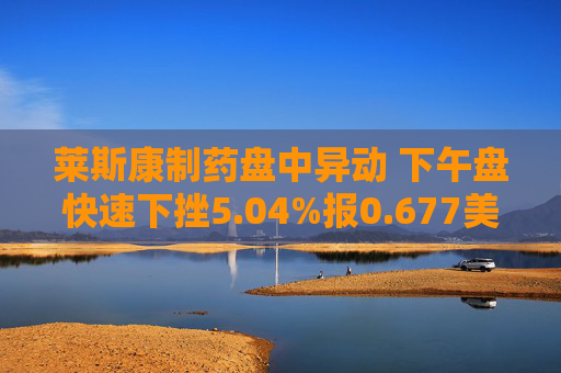 莱斯康制药盘中异动 下午盘快速下挫5.04%报0.677美元