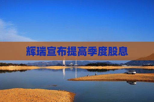 辉瑞宣布提高季度股息