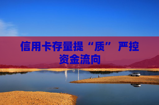 信用卡存量提“质” 严控资金流向