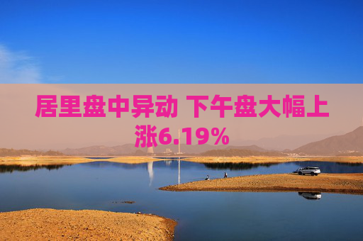 居里盘中异动 下午盘大幅上涨6.19%