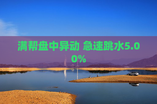 满帮盘中异动 急速跳水5.00%