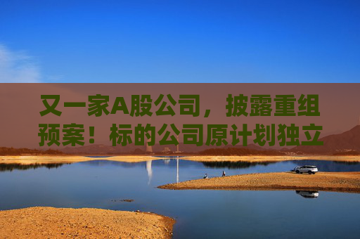 又一家A股公司，披露重组预案！标的公司原计划独立IPO