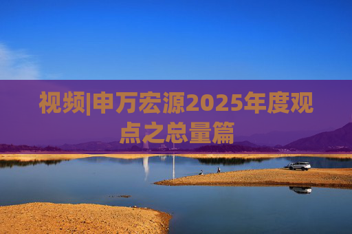 视频|申万宏源2025年度观点之总量篇