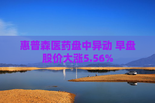 惠普森医药盘中异动 早盘股价大涨5.56%