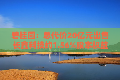 碧桂园：总代价20亿元出售长鑫科技约1.56%股本权益，所得款项用于保交楼
