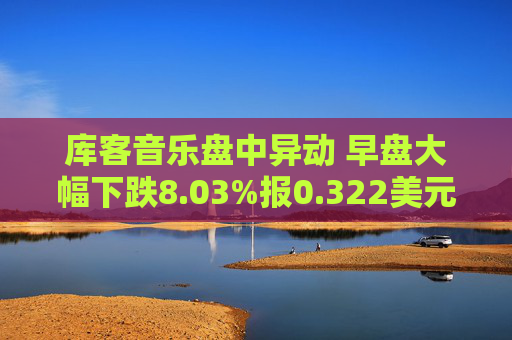 库客音乐盘中异动 早盘大幅下跌8.03%报0.322美元