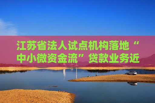 江苏省法人试点机构落地“中小微资金流”贷款业务近亿元