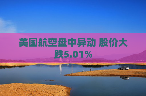 美国航空盘中异动 股价大跌5.01%