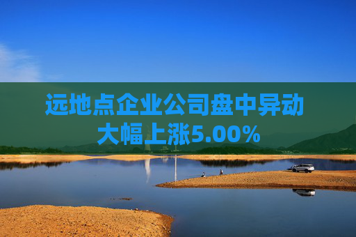远地点企业公司盘中异动 大幅上涨5.00%