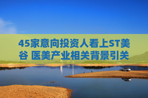 45家意向投资人看上ST美谷 医美产业相关背景引关注
