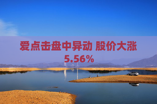 爱点击盘中异动 股价大涨5.56%