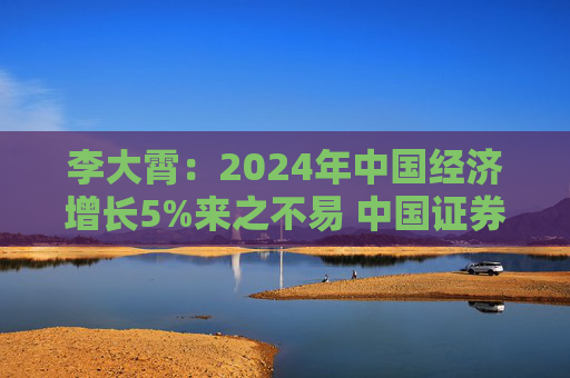 李大霄：2024年中国经济增长5%来之不易 中国证券化率还有很大的提升空间