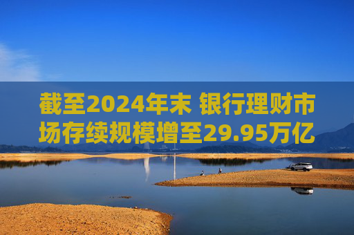 截至2024年末 银行理财市场存续规模增至29.95万亿元