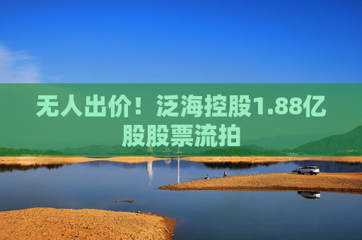 无人出价！泛海控股1.88亿股股票流拍