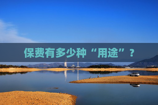 保费有多少种“用途”？