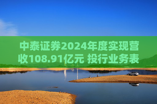 中泰证券2024年度实现营收108.91亿元 投行业务表现相对稳定