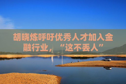 胡晓炼呼吁优秀人才加入金融行业，“这不丢人”