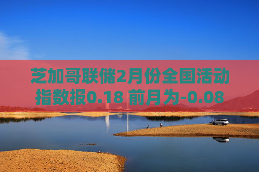 芝加哥联储2月份全国活动指数报0.18 前月为-0.08