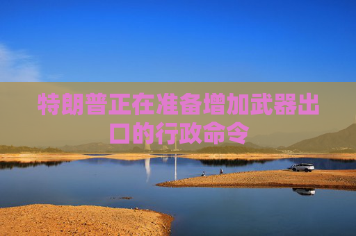 特朗普正在准备增加武器出口的行政命令
