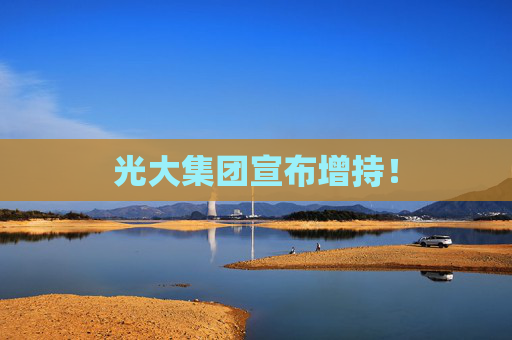 光大集团宣布增持！