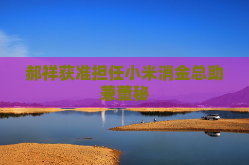 郝祥获准担任小米消金总助兼董秘