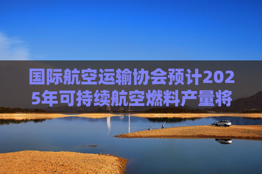 国际航空运输协会预计2025年可持续航空燃料产量将翻倍