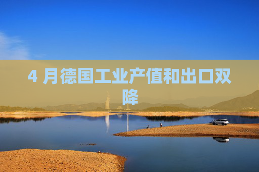 4 月德国工业产值和出口双降