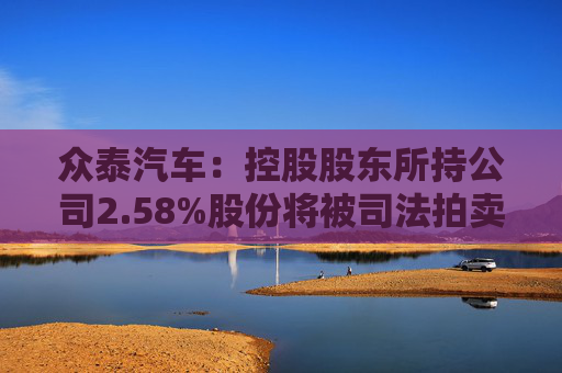 众泰汽车：控股股东所持公司2.58%股份将被司法拍卖