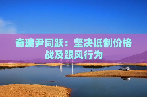 奇瑞尹同跃：坚决抵制价格战及跟风行为