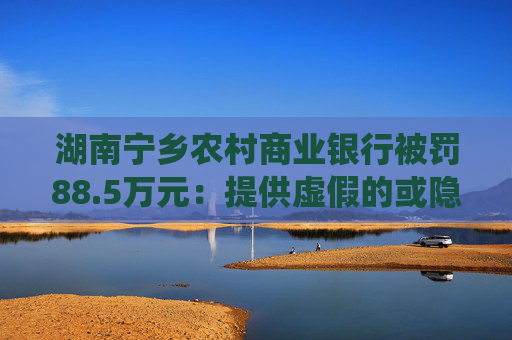 湖南宁乡农村商业银行被罚88.5万元：提供虚假的或隐瞒重要事实的统计资料等