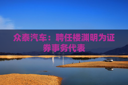 众泰汽车：聘任楼渊明为证券事务代表