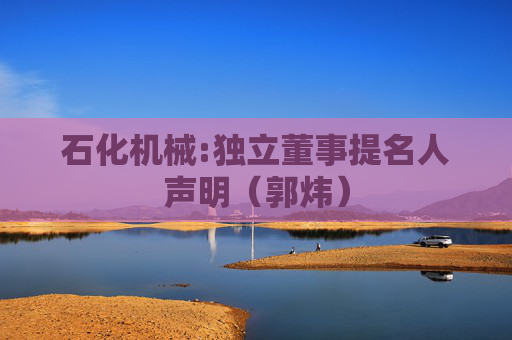 石化机械:独立董事提名人声明（郭炜）