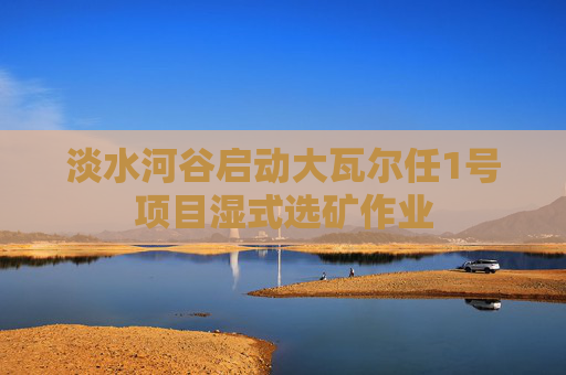 淡水河谷启动大瓦尔任1号项目湿式选矿作业