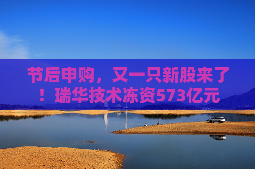 节后申购，又一只新股来了！瑞华技术冻资573亿元