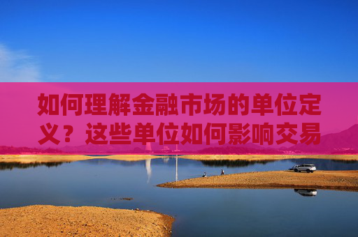 如何理解金融市场的单位定义？这些单位如何影响交易操作？