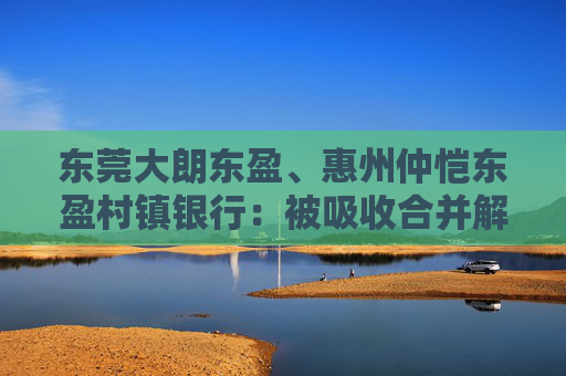 东莞大朗东盈、惠州仲恺东盈村镇银行：被吸收合并解散
