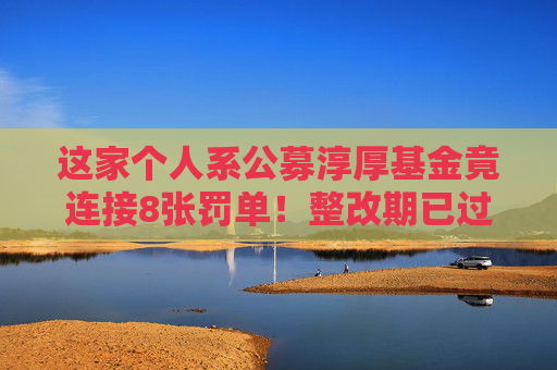 这家个人系公募淳厚基金竟连接8张罚单！整改期已过，问题卡在了哪里？