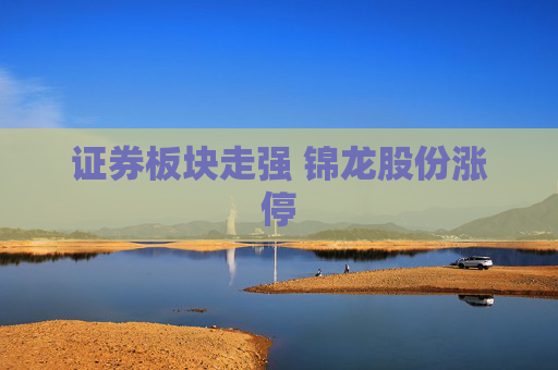 证券板块走强 锦龙股份涨停