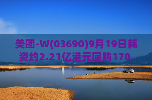 美团-W(03690)9月19日耗资约2.21亿港元回购170.6万股
