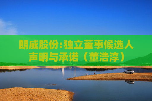 朗威股份:独立董事候选人声明与承诺（董浩淳）