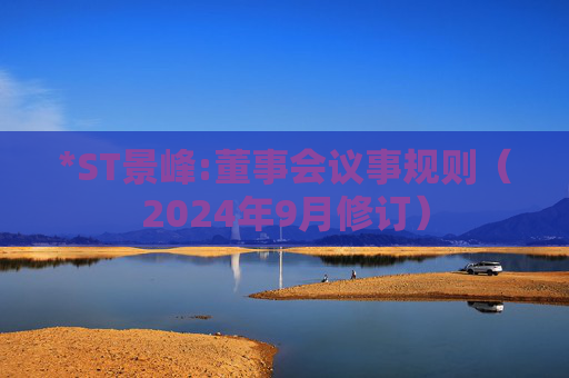 *ST景峰:董事会议事规则（2024年9月修订）